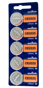 Batteria Murata Lithium CR2025