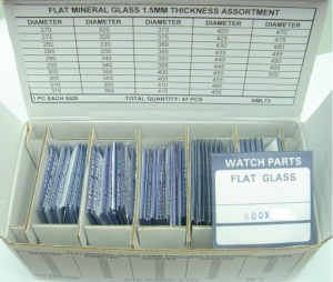 Assortimento vetri piatti 2,50 mm dal 270 al 450 pz. 37