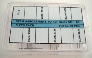 Assortimento tiges RLX 5 pz. per misura totale 35 pz