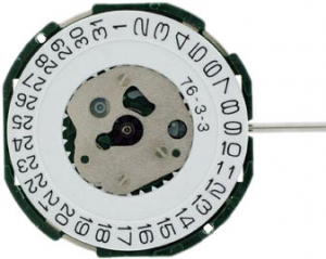 Movimento Miyota 2115, 10 1/2 data al 6 - 3 sfere