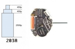 Movimento Miyota 203A - 6-3/4 x 8 - 3 sfere