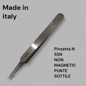 Pinzetta in acciaio ANTIMAGNETICA n.5 - SN