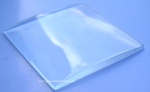 Piastrine ottiche in vetro minerale 40x40x2,5x1,00