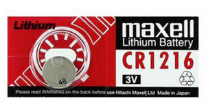Batterie maxell al Litio CR1216