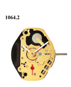 Movimento RONDA 1064.2; 6 3/4 x 8, 2 sfere, Small Second at 6