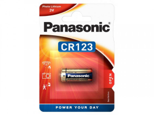 Batteria PANASONIC LITIO CR123