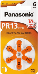 PR13=PR48 BATT. Z/A PER ACUSTICA BLISTER DA 6 pz