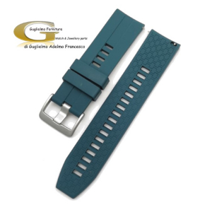 Cinturino in silicone smart watch per orologi tipo huawei GT/GT2 colore verde scuro 