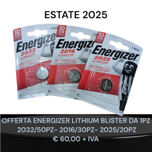 ASSORTIMENTO PILE CR ENERGIZER 100PZ