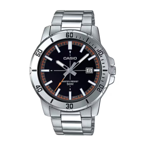 OROLOGIO CASIO QUADRANTE NERO MTP VD01D-1E2VUDF, P.V. 63,00