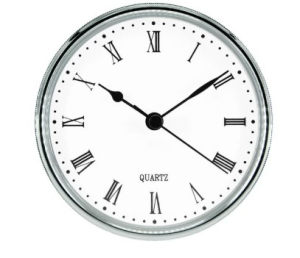 OROLOGIO DA INCASSO, SOLO TEMPO diam.66 mm