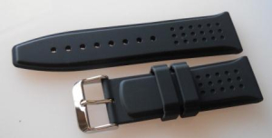 Cinturino in Silicone traforato con attacco diritto modello T.A.G, mm. 22