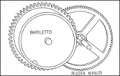 Bariletto ETA 2824 completo di molla