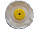 Spazzola circolare in Tela morbida centro giallo diam. 100x 10mm