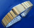 Bracciale in metallo dorato tipo CASIO LA670WG mm.13
