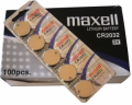 Batterie maxell al Litio CR2032 cf 100 pz