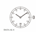 Movimento Miyota GN15, 2 sfere, data al 6