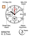 Movimento TMI / HATTORY cal. YM62 con suoneria