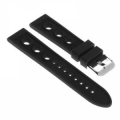 Cinturino in silicone colore nero con fori mod. Bretiling