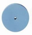 Gommino a ruota in silicone blu diam 22 mm lucidatura grana fine cf. 10 pz