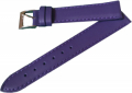 Cinturino pelle NAPPA bombato semiribordaro col. PURPLE mm.18