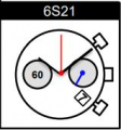 Movimento Miyota 6S21, 15 SC, CHRONO data al 4