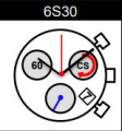 Movimento Miyota 6S30, 15 SC, CHRONO data al 4