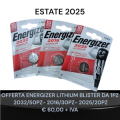 ASSORTIMENTO PILE CR LITHIUM ENERGIZER 100PZ