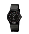 Orologio analogico Casio quadrante nero MQ-24-1BLDF ; P.V. 19,90