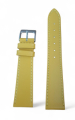 Cinturino in Cuoio ingrassato, piatto a taglio vivo colore Giallo