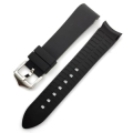 Cinturino in silicone con attacco curvo colore nero per modello TD e Nautica 
